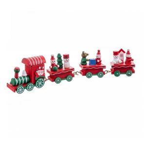 Drevená vianočná figúrka (výška 7, 5 cm) Locomotive – Casa Selección vyobraziť