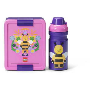 Detský desiatový box s fľašou Bee – LEGO® vyobraziť