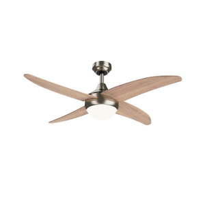 Stropné svietidlo s časovačom/s ventilátorom vo svetloprírodnej farbe ø 13 cm Achilia – SULION vyobraziť