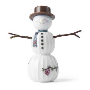 Porcelánová vianočná figúrka (výška 11, 5 cm) Hammershøi Snowman – Kähler Design vyobraziť