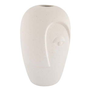 Krémovobiela keramická váza (výška 19, 5 cm) Face – House Nordic vyobraziť
