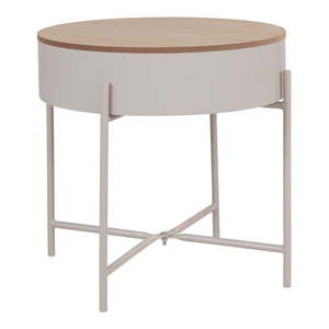 Kovový okrúhly odkladací stolík ø 40 cm Sisco – House Nordic vyobraziť
