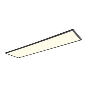 Čierne LED stropné svietidlo 29.5x119.5 cm Beta – Reality vyobraziť