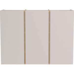 Krémová predsieňová skrinka 138x103x38 cm Libbiano – Germania vyobraziť