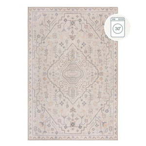 Krémový prateľný koberec 152x230 cm Teo Traditional – Flair Rugs vyobraziť