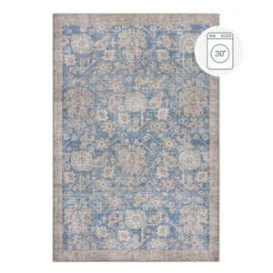 Modrý prateľný koberec 115x170 cm Orelia Global – Flair Rugs vyobraziť