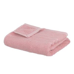 Ružový froté bavlnený uterák 50x100 cm Simple – Casa Selección vyobraziť