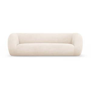 Krémová pohovka z textílie buklé 230 cm Essen – Cosmopolitan Design vyobraziť
