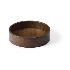 Hnedý dekoratívny drevený úložný box ø 11x3 cm Circle S – LIND DNA vyobraziť