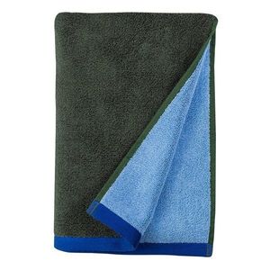 Tmavozelený/modrý froté uterák z Bio bavlny 50x90 cm Soft – Mette Ditmer Denmark vyobraziť