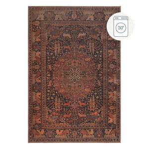 Vínovočervený prateľný koberec 152x230 cm Nico Global – Flair Rugs vyobraziť
