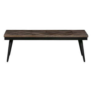 Čierny/hnedý konferenčný stolík 60x120 cm Rhombic – WOOOD vyobraziť