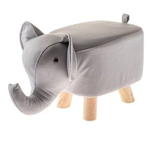 Svetlosivá detská stolička Elephant – Dakls vyobraziť