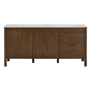 Hnedá komoda v dekore duba 160x75x40 cm Southampton – Actona vyobraziť