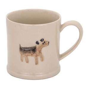 Béžový keramický hrnček 225 ml Dog – Sass & Belle vyobraziť