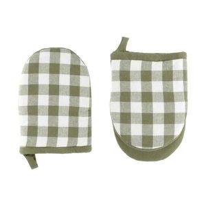 Bavlnené kuchynské rukavice v súprave 2 ks Gingham – Tiseco Home Studio vyobraziť