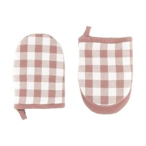 Bavlnené kuchynské rukavice v súprave 2 ks Gingham – Tiseco Home Studio vyobraziť