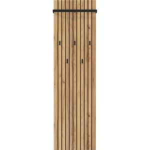 Nástenný vešiak v dekore duba v prírodnej farbe 46 cm Libbiano – Germania vyobraziť