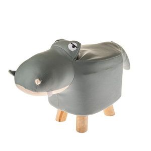 Sivá detská stolička Hippo – Dakls vyobraziť