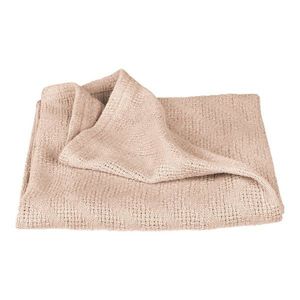 Béžová bavlnená pletená detská deka 80x80 cm Frosty Almond – Roba vyobraziť