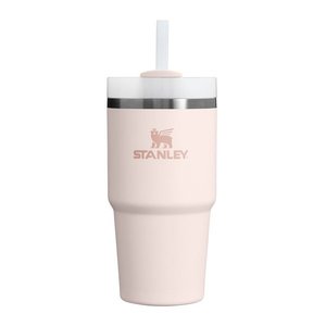Svetloružová termoska so slamkou z nehrdzavejúcej ocele 600 ml Quencher H2.0 FlowState Tumbler Rose Quartz – Stanley vyobraziť