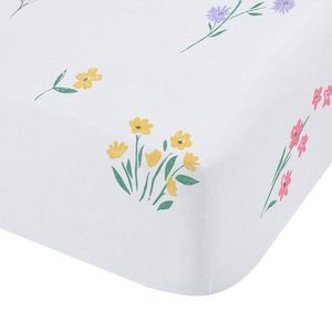Biela napínacia detská plachta do postieľky 70x140 cm Bunny Tails Ditsy Flowers – Catherine Lansfield vyobraziť