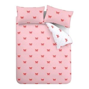 Ružové obliečky na dvojlôžko 200x200 cm Dotty Bows – Sassy B vyobraziť