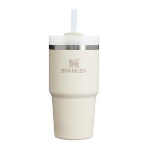 Krémovobiela termoska so slamkou z nehrdzavejúcej ocele 600 ml Quencher H2.0 FlowState Tumbler Cream – Stanley vyobraziť