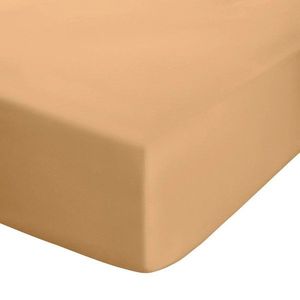 Žltá/oranžová napínacia perkálová plachta 150x200 cm Easy Iron Percale – Catherine Lansfield vyobraziť