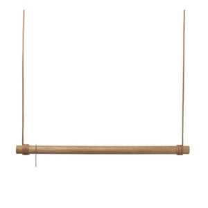 Nástenný vešiak z dubového dreva v prírodnej farbe 110 cm Swing L – LIND DNA vyobraziť