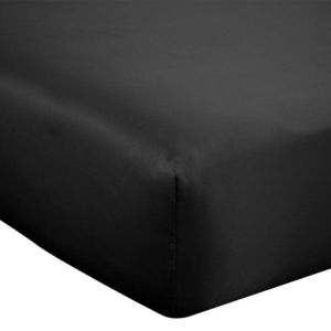 Čierne napínacia saténová plachta 150x200 cm Silky Soft – Catherine Lansfield vyobraziť