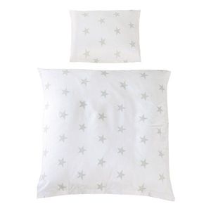 Biele bavlnené detské obliečky do postieľky 80x80 cm Little Stars – Roba vyobraziť