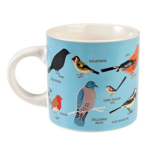 Modrý/krémový keramický hrnček 350 ml Garden Birds – Rex London vyobraziť