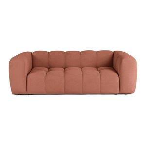Zamatová pohovka v terakotovej farbe 225 cm Cube – Bonami Selection vyobraziť
