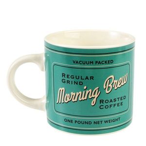 Krémový/tyrkysovomodrý keramický hrnček 350 ml Morning Brew – Rex London vyobraziť