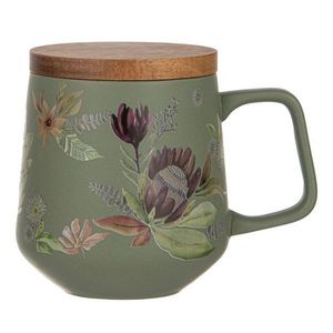 Zelený porcelánový hrnček 430 ml Leura – Ladelle vyobraziť