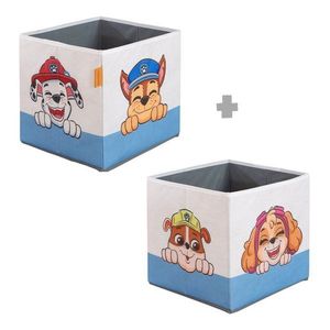 Látkové detské organizéry na hračky v súprava 2 ks 27x27x27 cm Paw Patrol – Roba vyobraziť