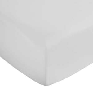 Biela napínacia plachta z bavlneného saténu 150x200 cm Cotton Sateen – Bianca vyobraziť