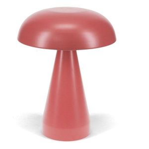 Červená LED stolová lampa so stmievačom (výška 20 cm) Mushroom – Rex London vyobraziť
