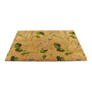 Rohožka z kokosového vlákna 40x60 cm Watercolour Leaves – Artsy Doormats vyobraziť