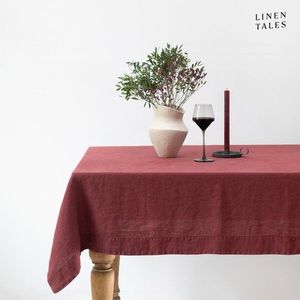 Ľanový obrus 140x200 cm Marsala – Linen Tales vyobraziť