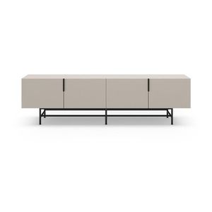 Krémový TV stolík 200x54, 5 cm Eldia – Marckeric vyobraziť