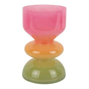 Oranžová/ružová sklenená váza (výška 20, 5 cm) Funky Vibes – PT LIVING vyobraziť