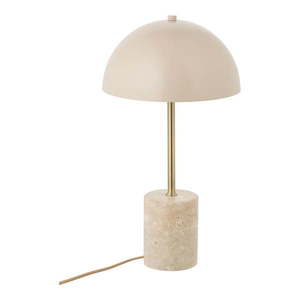Béžová stolová lampa s kovovým tienidlom (výška 45 cm) Sheffield – House Nordic vyobraziť