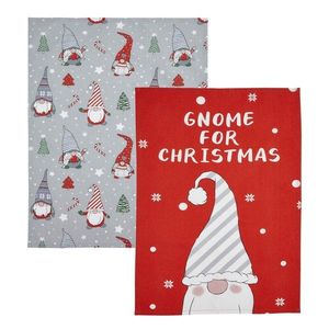 Bavlnené utierky v súprave 4 ks s vianočným motívom 50x70 cm Gnomes – Catherine Lansfield vyobraziť