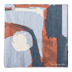 Papierové obrúsky v súprave 20 ks 33x33 cm Arty – Bloomingville vyobraziť