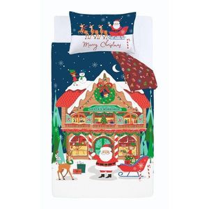 Obliečky na dvojlôžko 200x200 cm Santa's Workshop – Catherine Lansfield vyobraziť