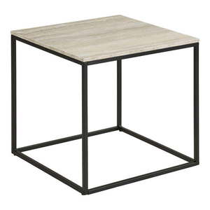 Odkladací stolík v dekore kameňa 45x45 cm Vita – House Nordic vyobraziť