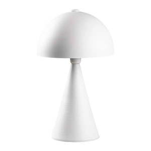 Biela stolová lampa s kovovým tienidlom (výška 52 cm) Dodo – Opviq lights vyobraziť