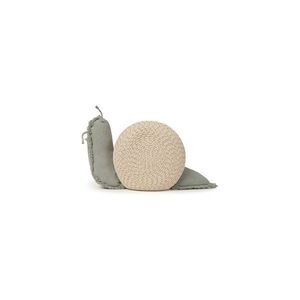 Krémový/šalviovozelený látkový detský kôš na hračky 60x24x30 cm Big Snail – Lorena Canals vyobraziť